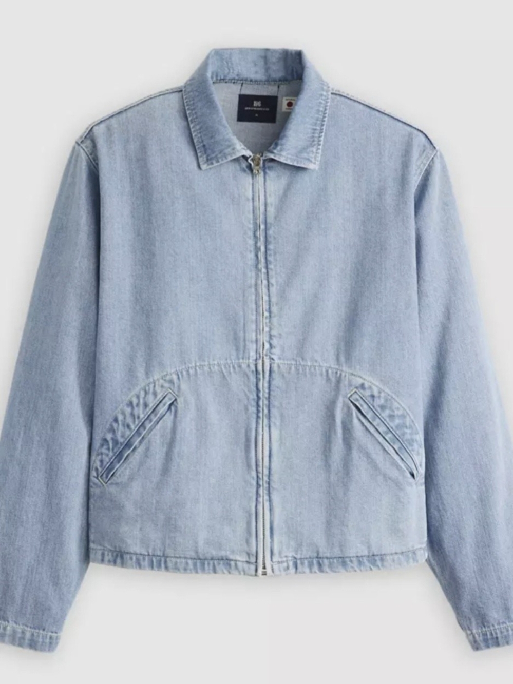 Levi's Light Wash Denim Zip Jacket